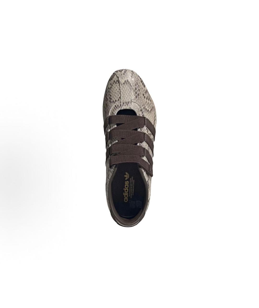 ADIDAS Бежевые текстильные низкие кроссовки / кеды, фото 3