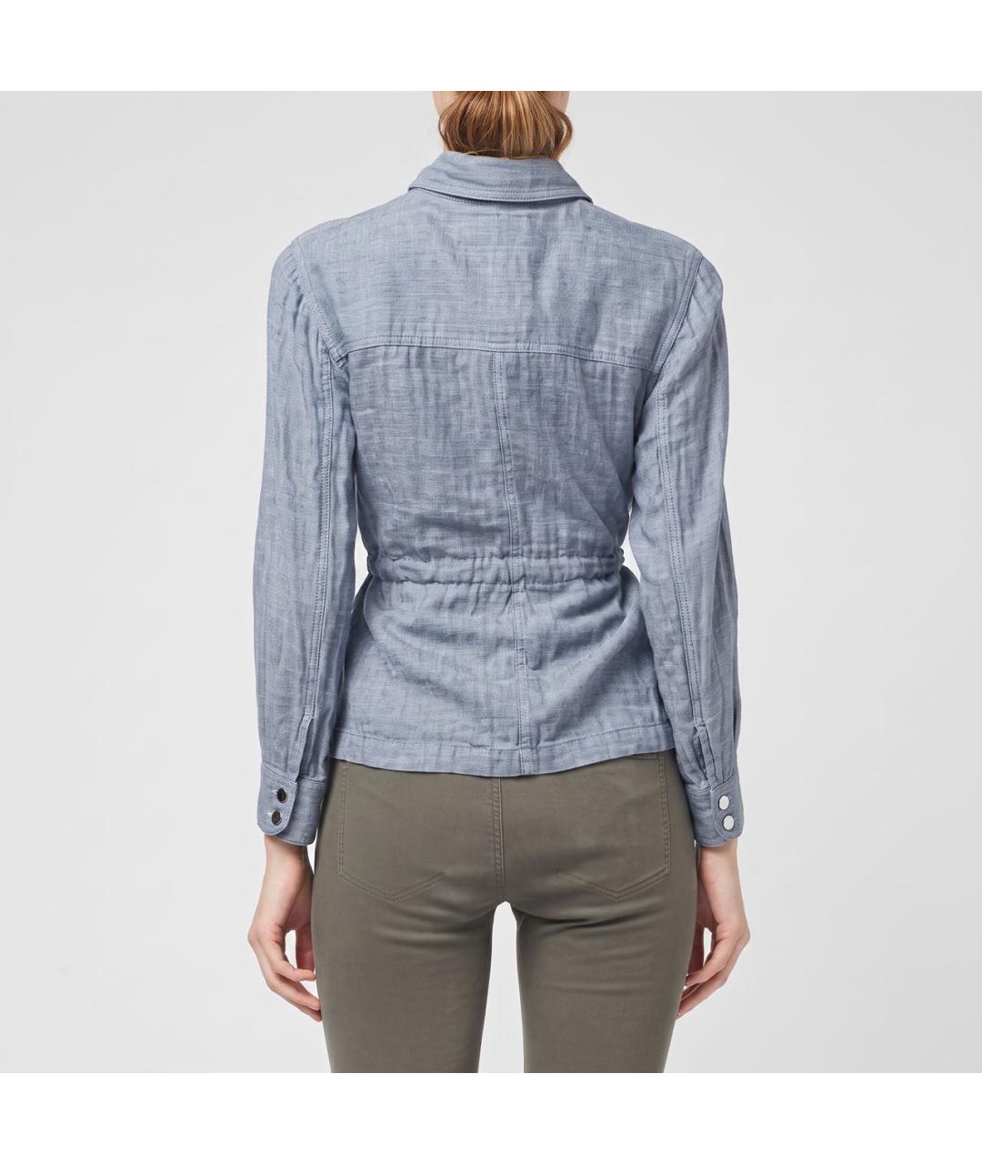 ISABEL MARANT ETOILE Голубая хлопковая куртка, фото 3