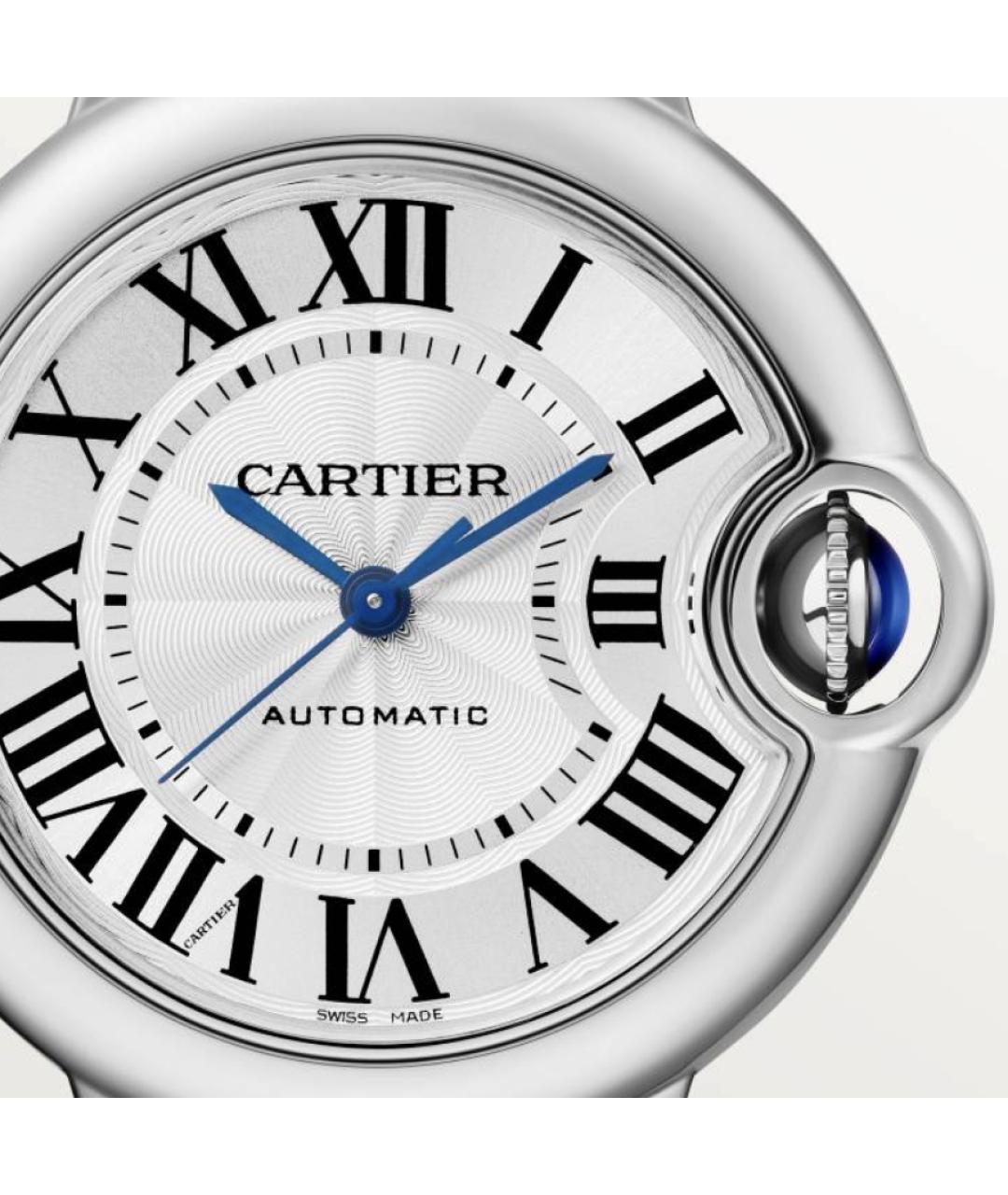 CARTIER Черные часы из белого золота, фото 3