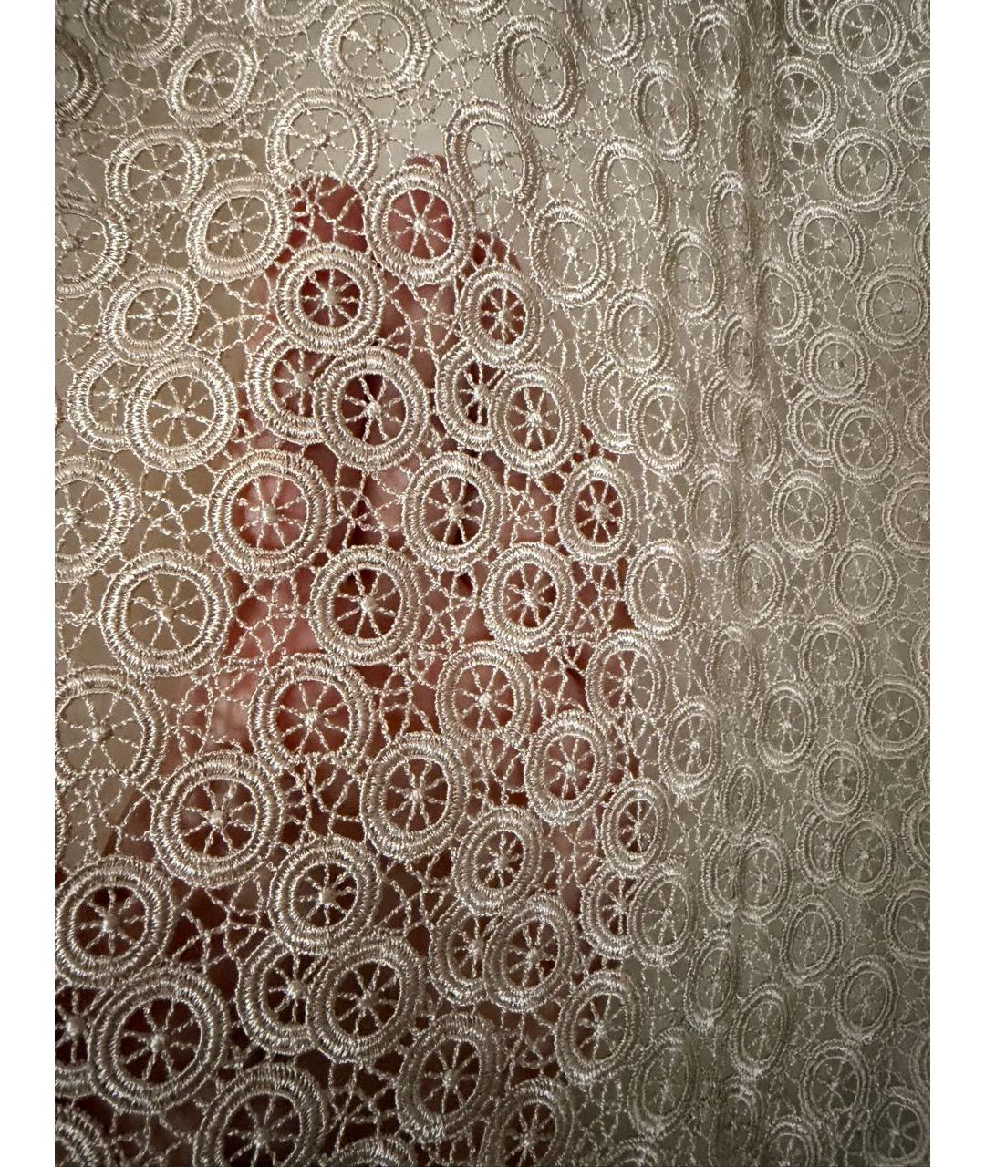 LA PERLA Бежевая вискозная юбка миди, фото 4