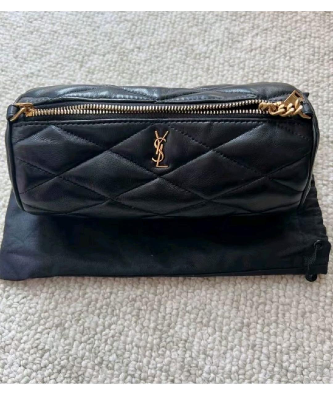 SAINT LAURENT Черная сумка через плечо, фото 4