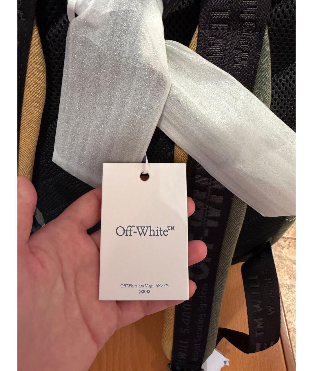 OFF-WHITE Мульти деним рюкзак, фото 5