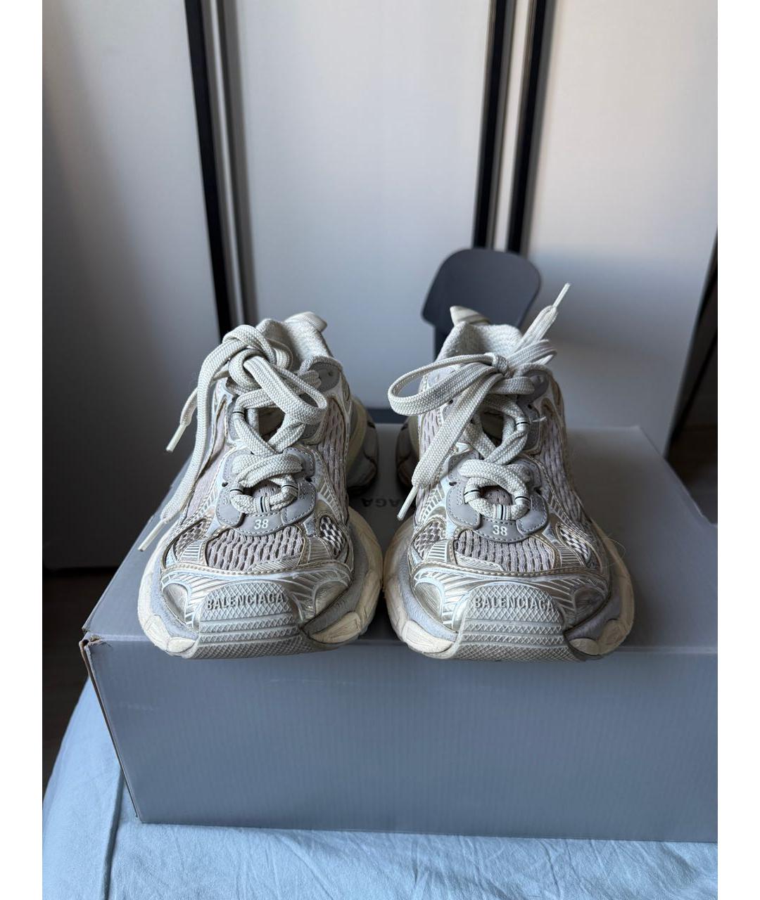 BALENCIAGA Серые текстильные кроссовки, фото 2