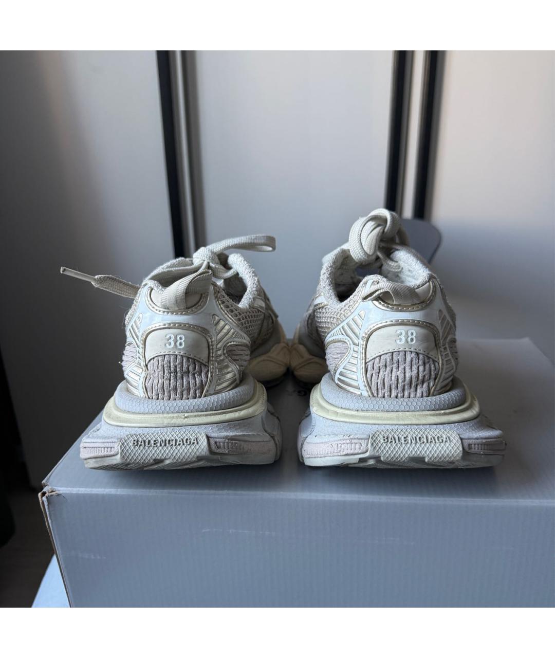 BALENCIAGA Серые текстильные кроссовки, фото 4