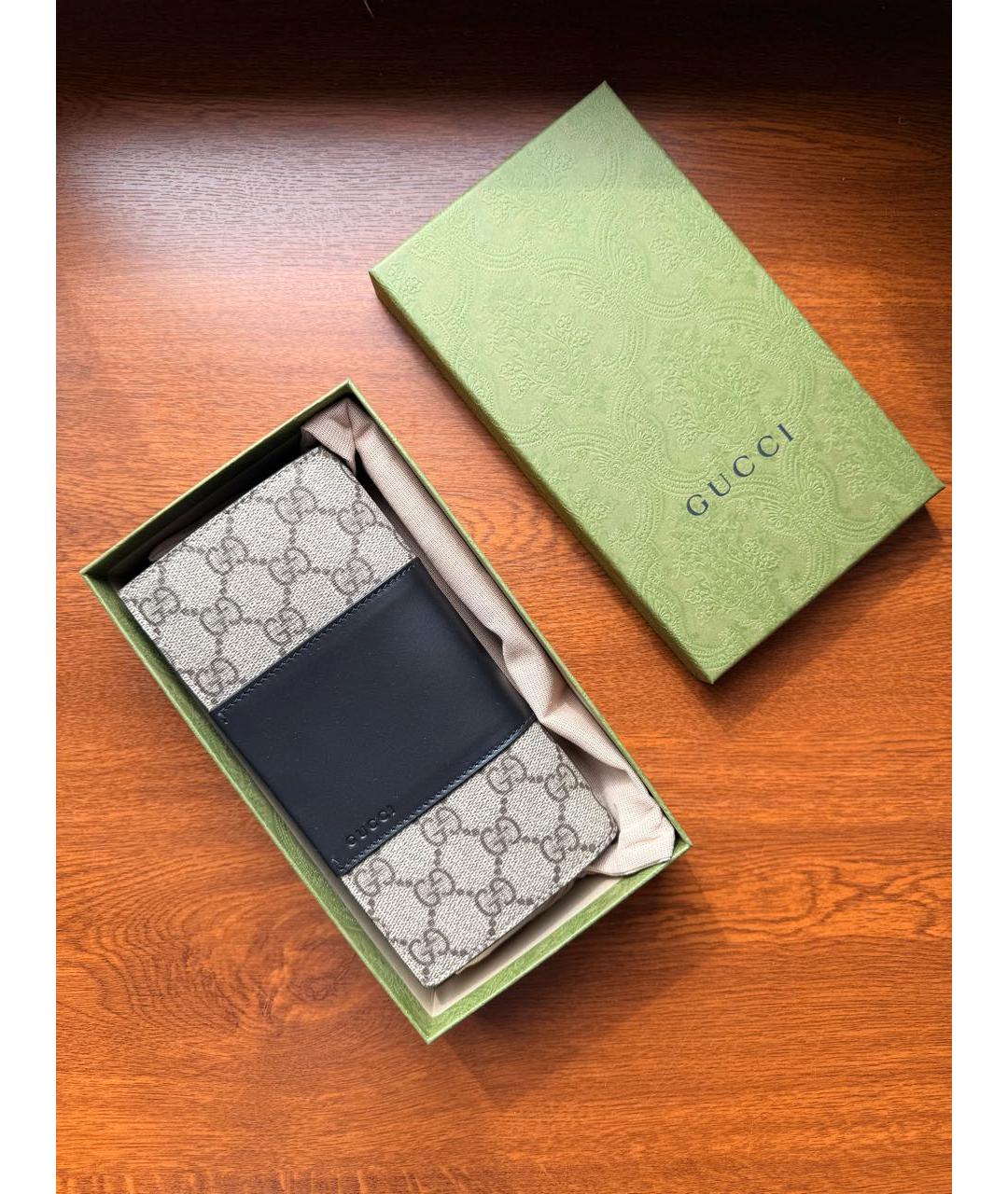 GUCCI Бежевый кошелек, фото 7