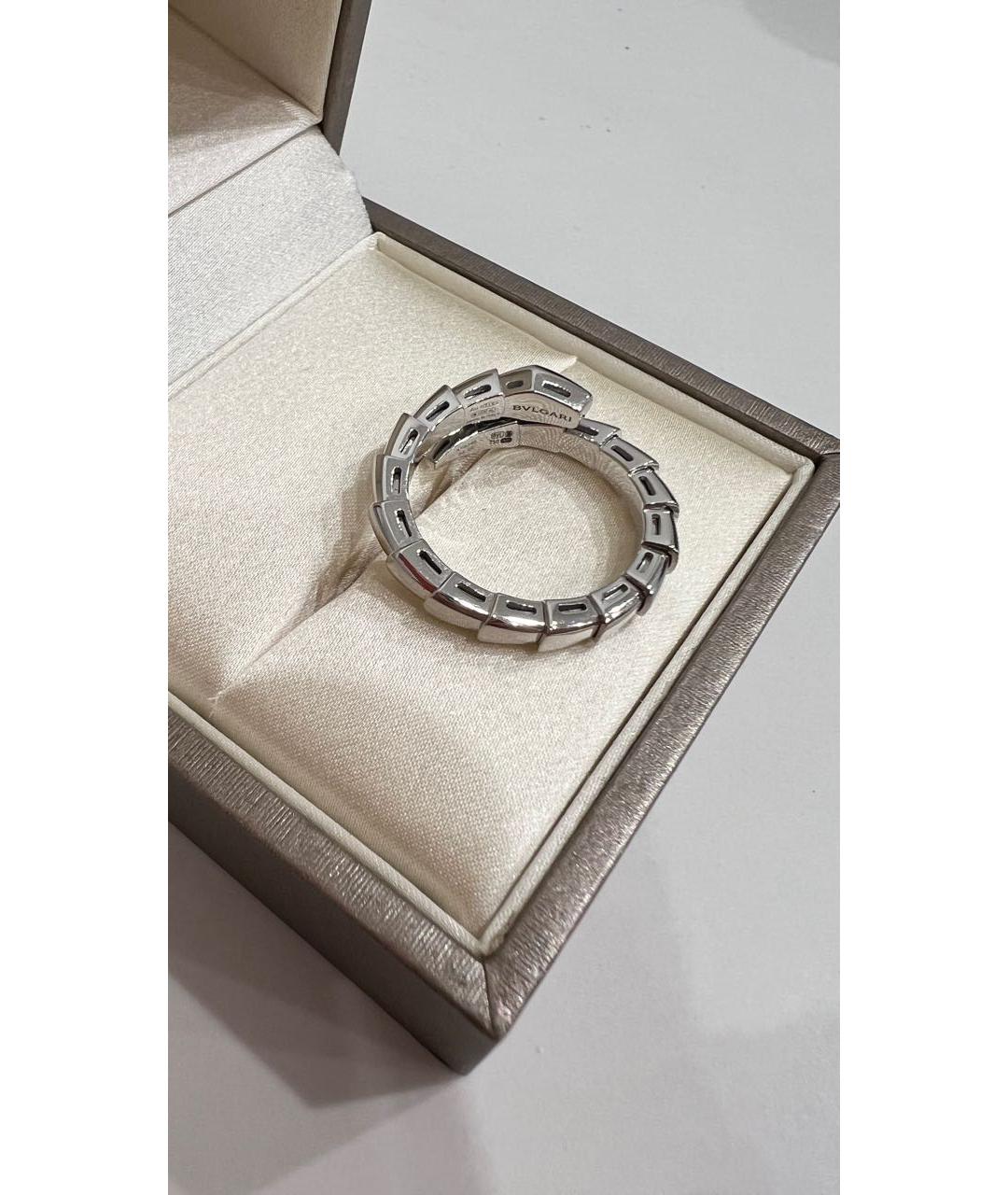 BVLGARI Белое кольцо из белого золота, фото 4