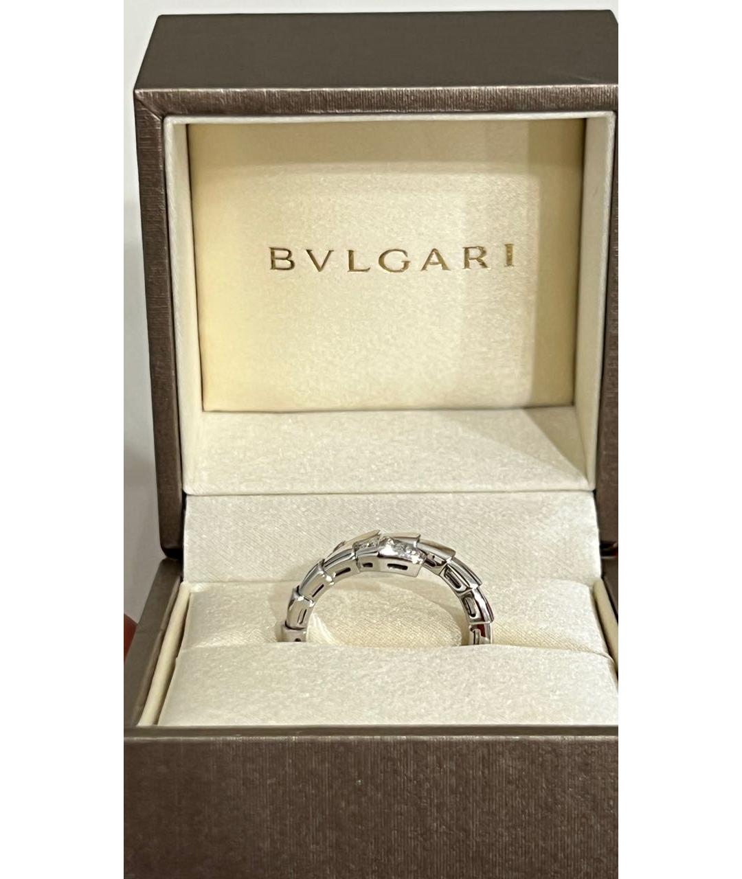 BVLGARI Белое кольцо из белого золота, фото 3