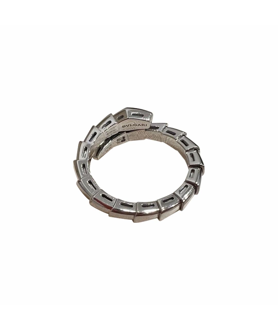 BVLGARI Белое кольцо из белого золота, фото 1