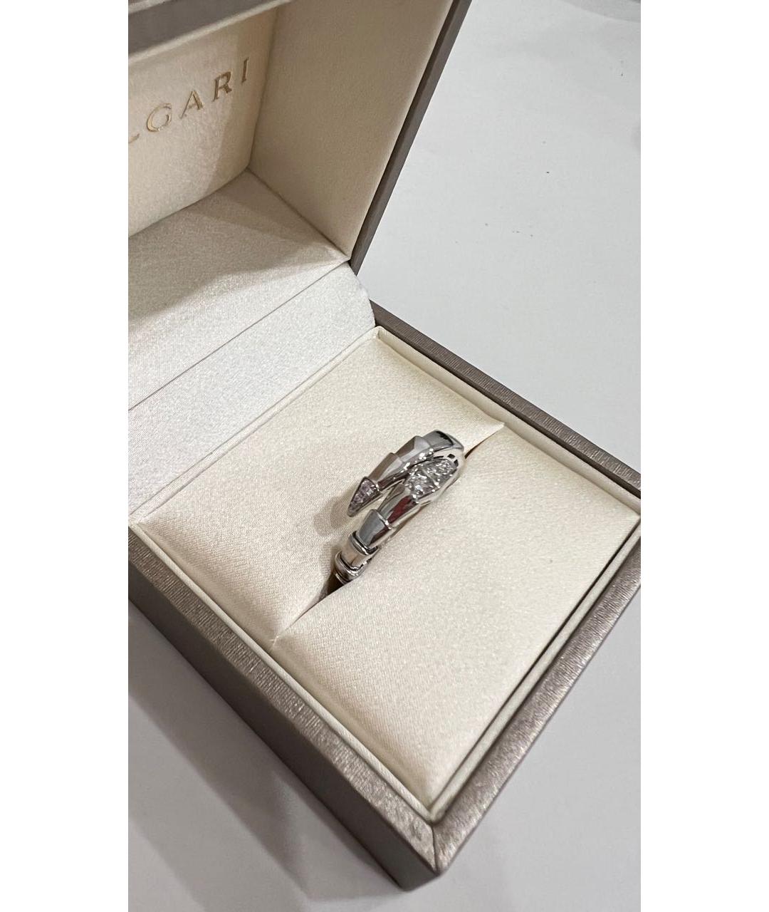 BVLGARI Белое кольцо из белого золота, фото 5
