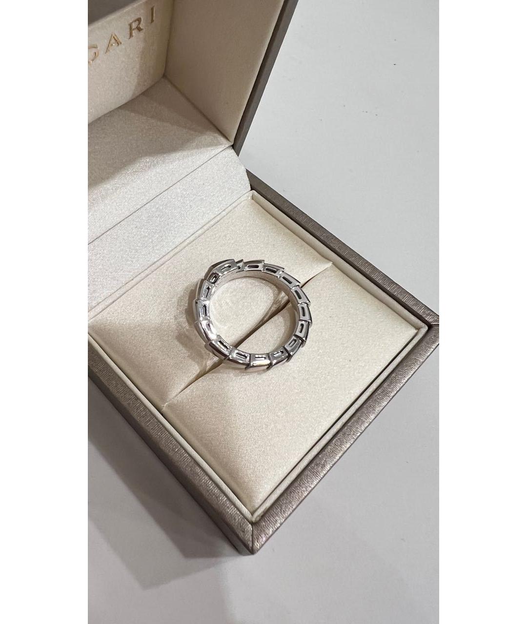 BVLGARI Белое кольцо из белого золота, фото 2