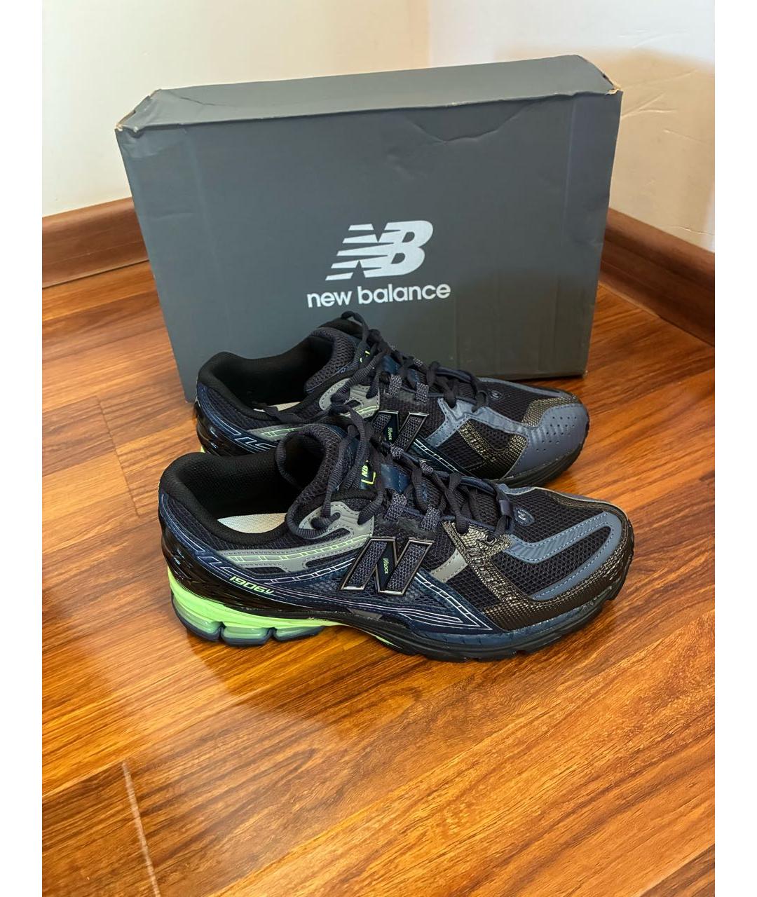 NEW BALANCE Темно-синие синтетические низкие кроссовки / кеды, фото 9