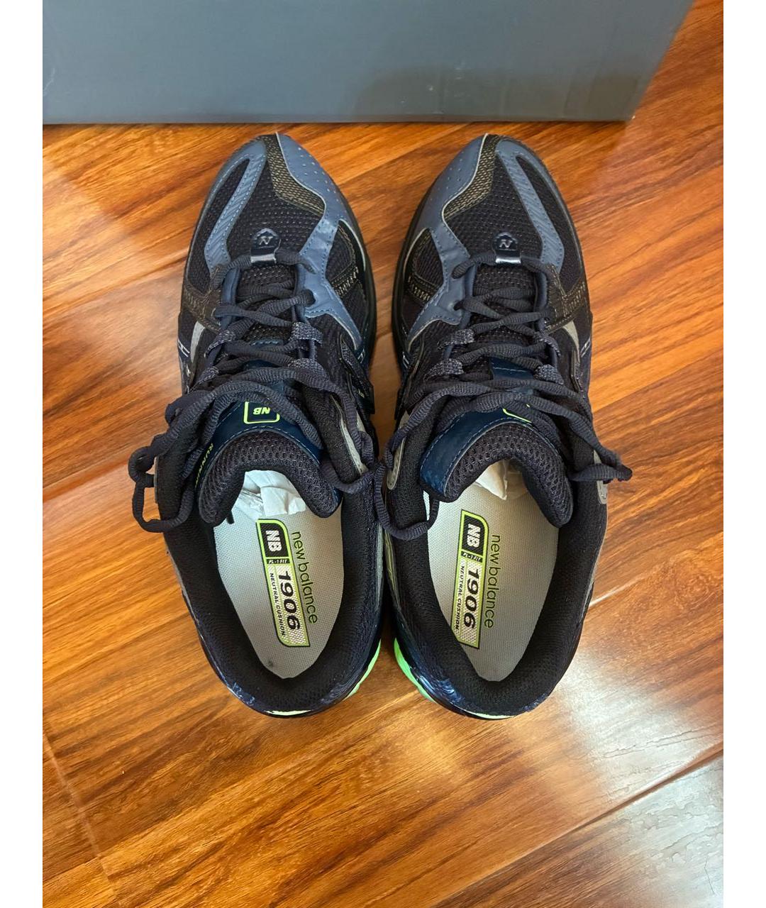 NEW BALANCE Темно-синие синтетические низкие кроссовки / кеды, фото 3