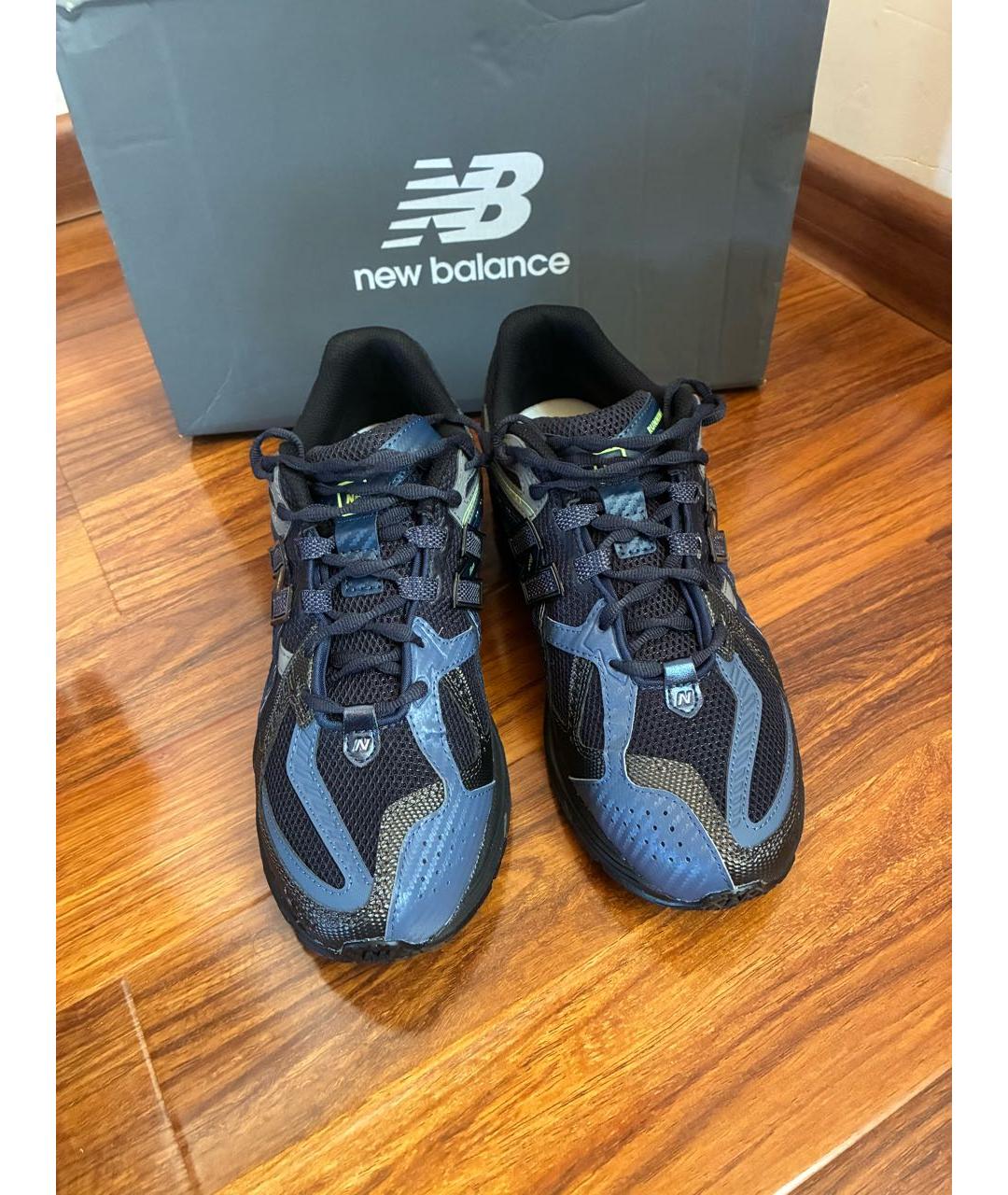 NEW BALANCE Темно-синие синтетические низкие кроссовки / кеды, фото 2