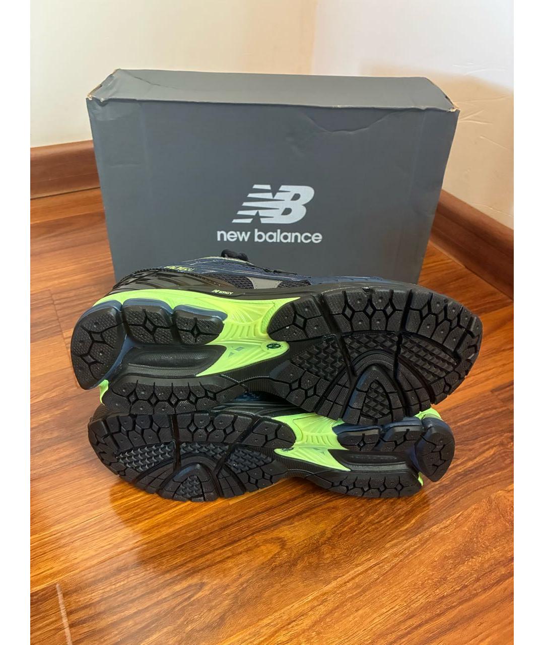 NEW BALANCE Темно-синие синтетические низкие кроссовки / кеды, фото 7
