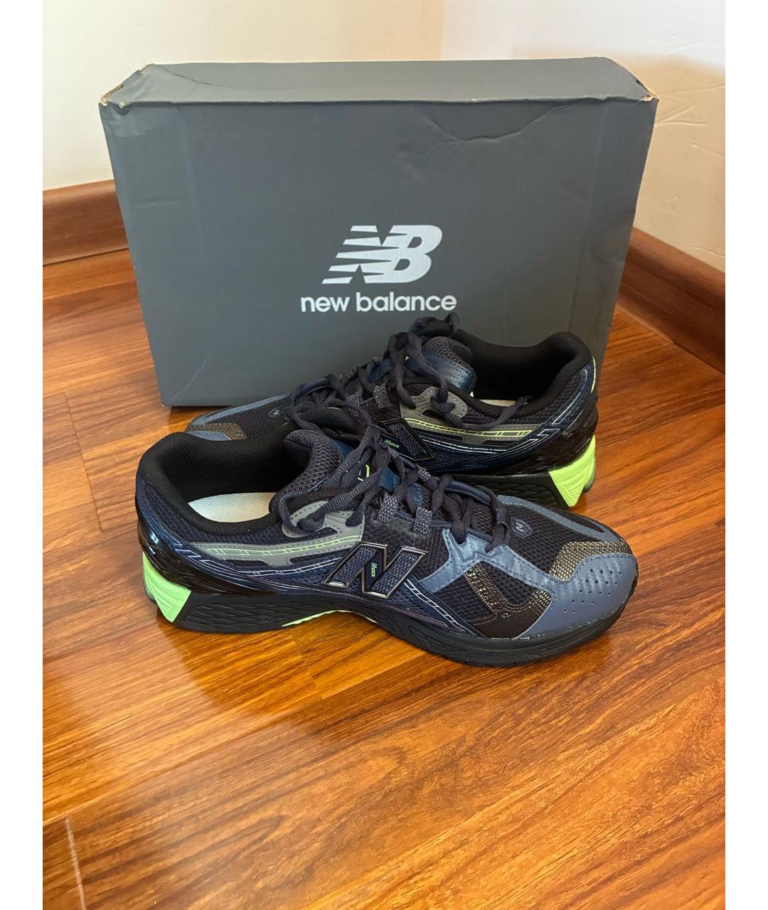NEW BALANCE Темно-синие синтетические низкие кроссовки / кеды, фото 6