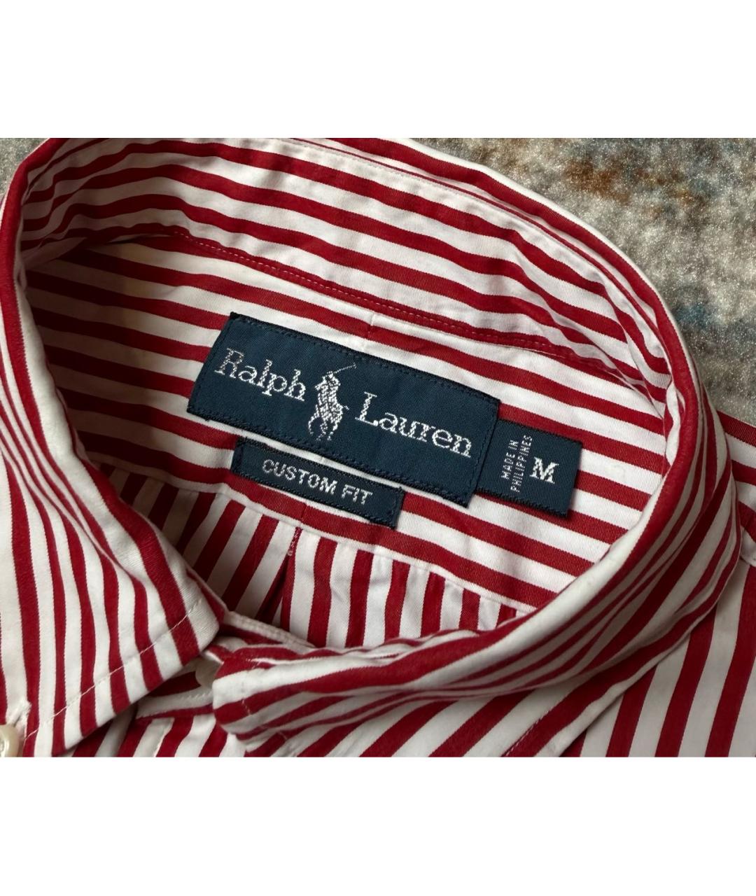 POLO RALPH LAUREN Красная хлопковая кэжуал рубашка, фото 4
