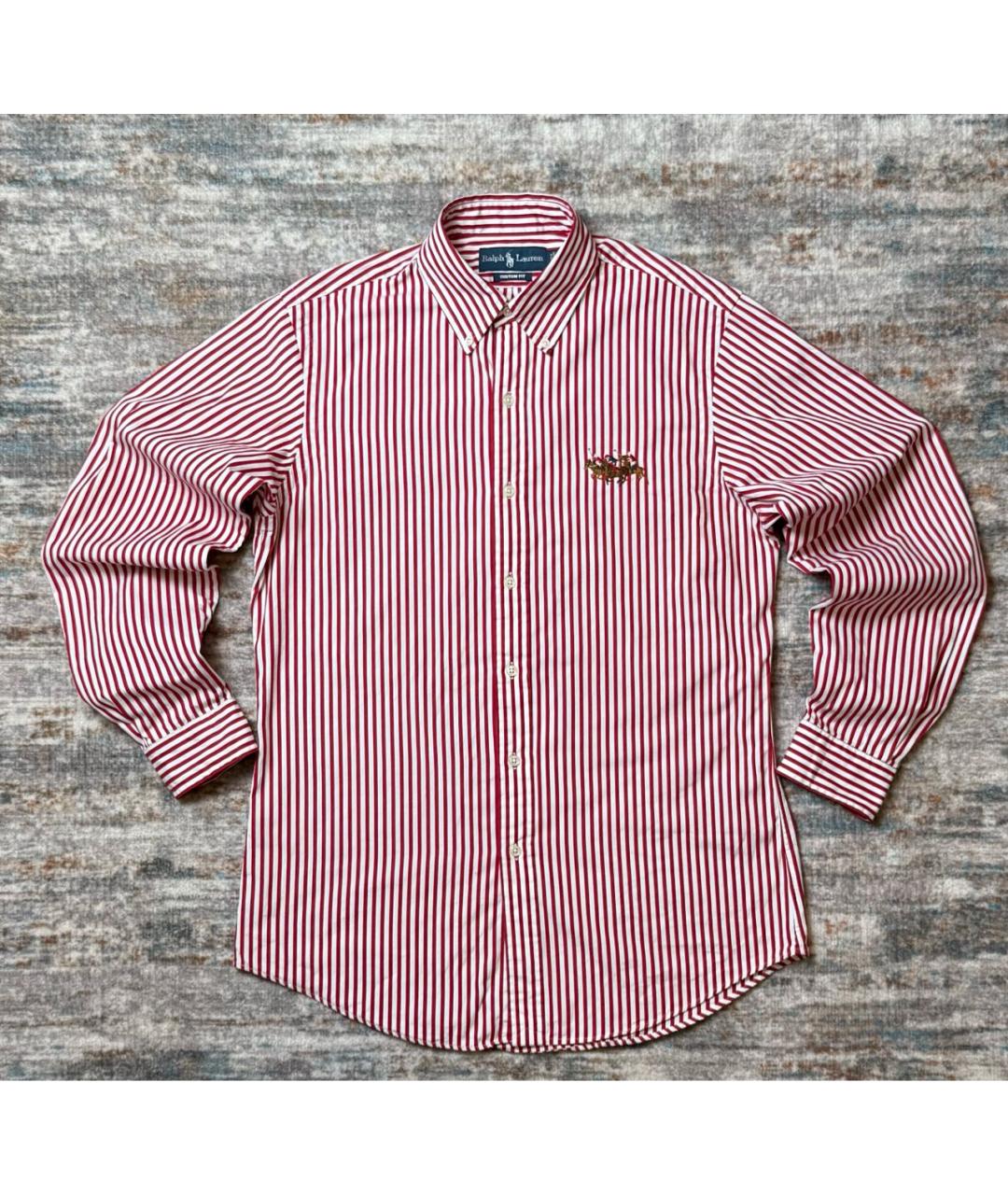 POLO RALPH LAUREN Красная хлопковая кэжуал рубашка, фото 7