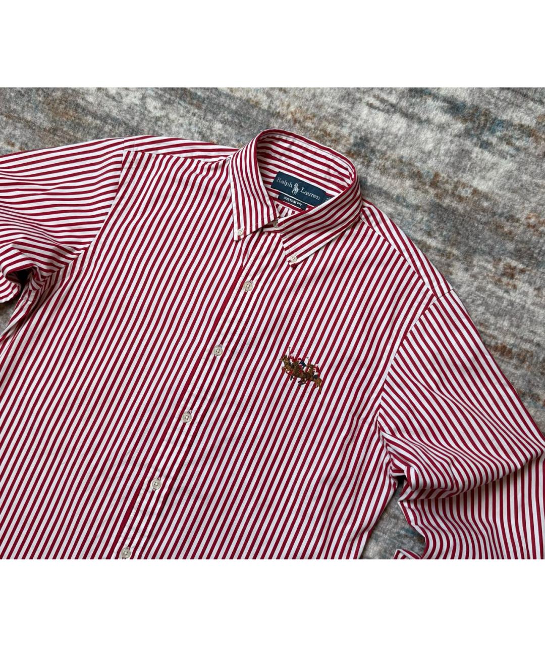 POLO RALPH LAUREN Красная хлопковая кэжуал рубашка, фото 2