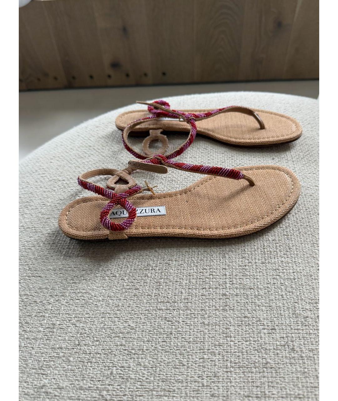 AQUAZZURA Мульти сандалии, фото 9