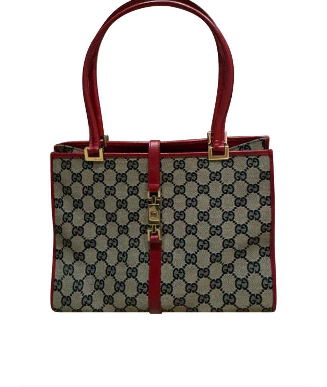 GUCCI Бордовая сумка тоут, фото 8