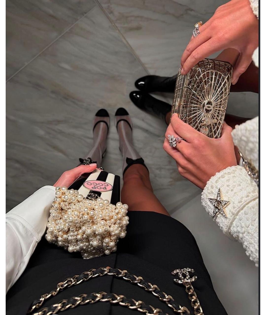 CHANEL Черная сумка через плечо, фото 6