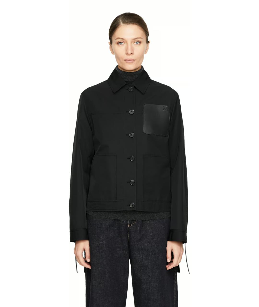 LOEWE Черная куртка, фото 5