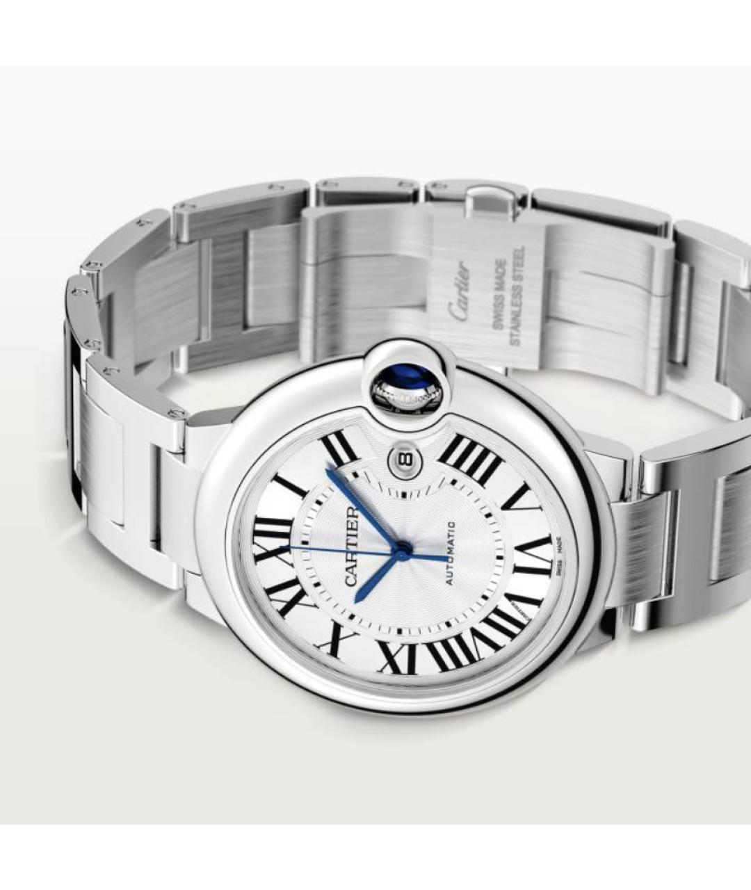 CARTIER Серебряные часы из белого золота, фото 3