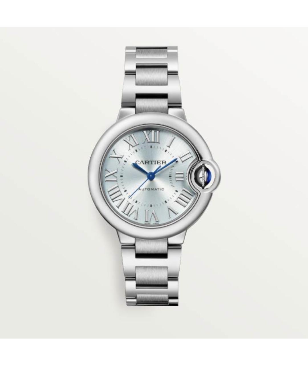 CARTIER Серебряные часы из белого золота, фото 4