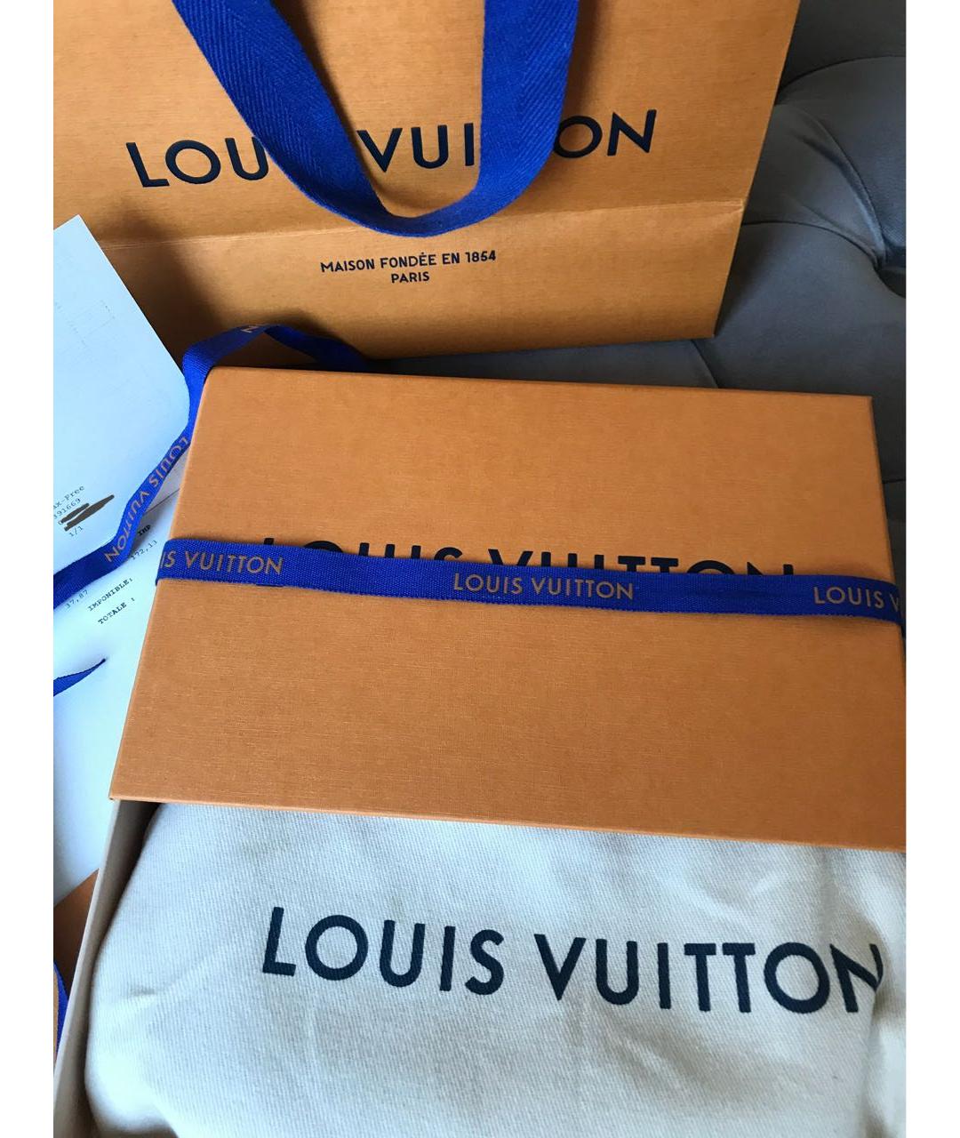 LOUIS VUITTON Коричневая сумка с короткими ручками из канвы, фото 3