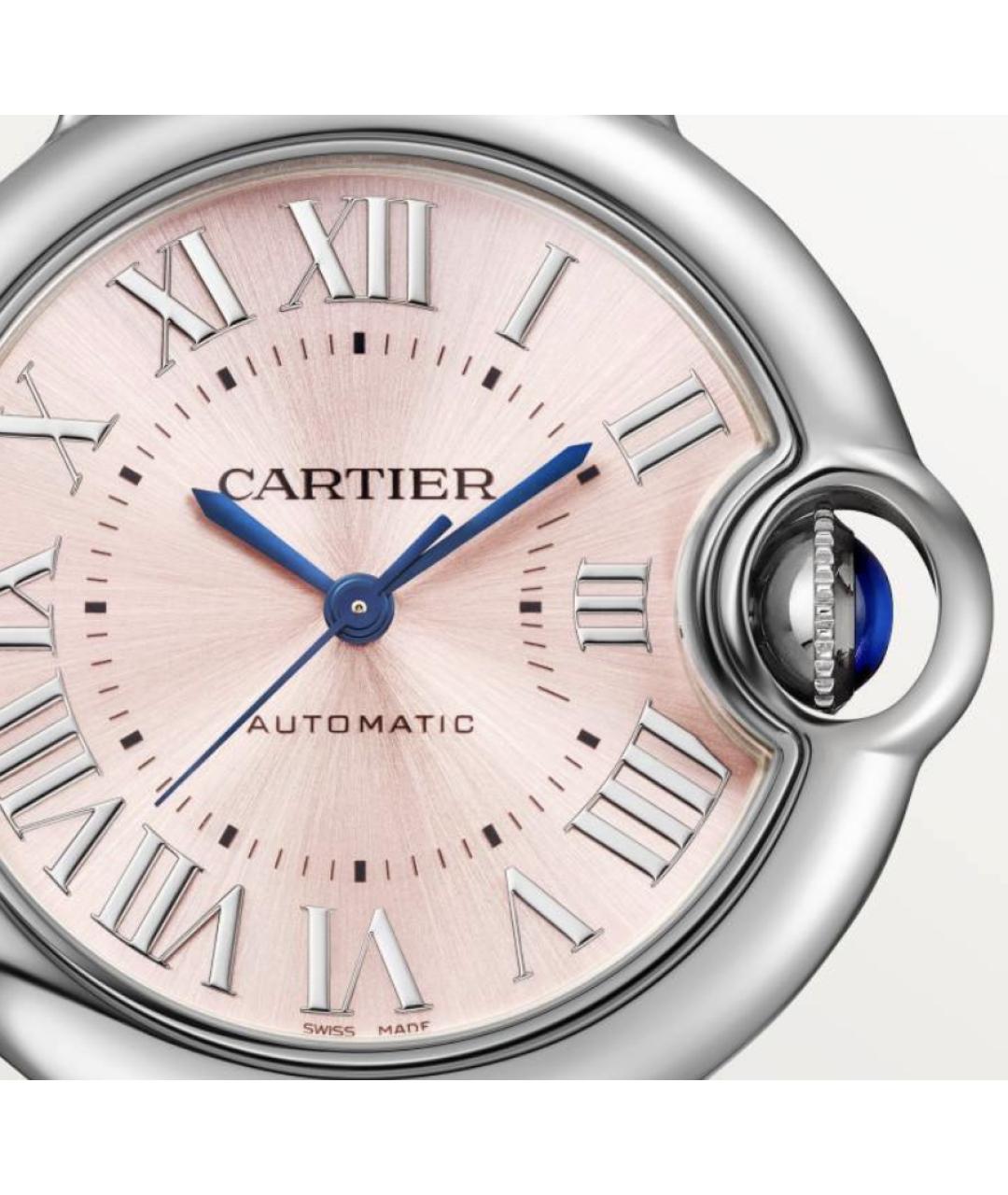 CARTIER Серебряные часы из белого золота, фото 3