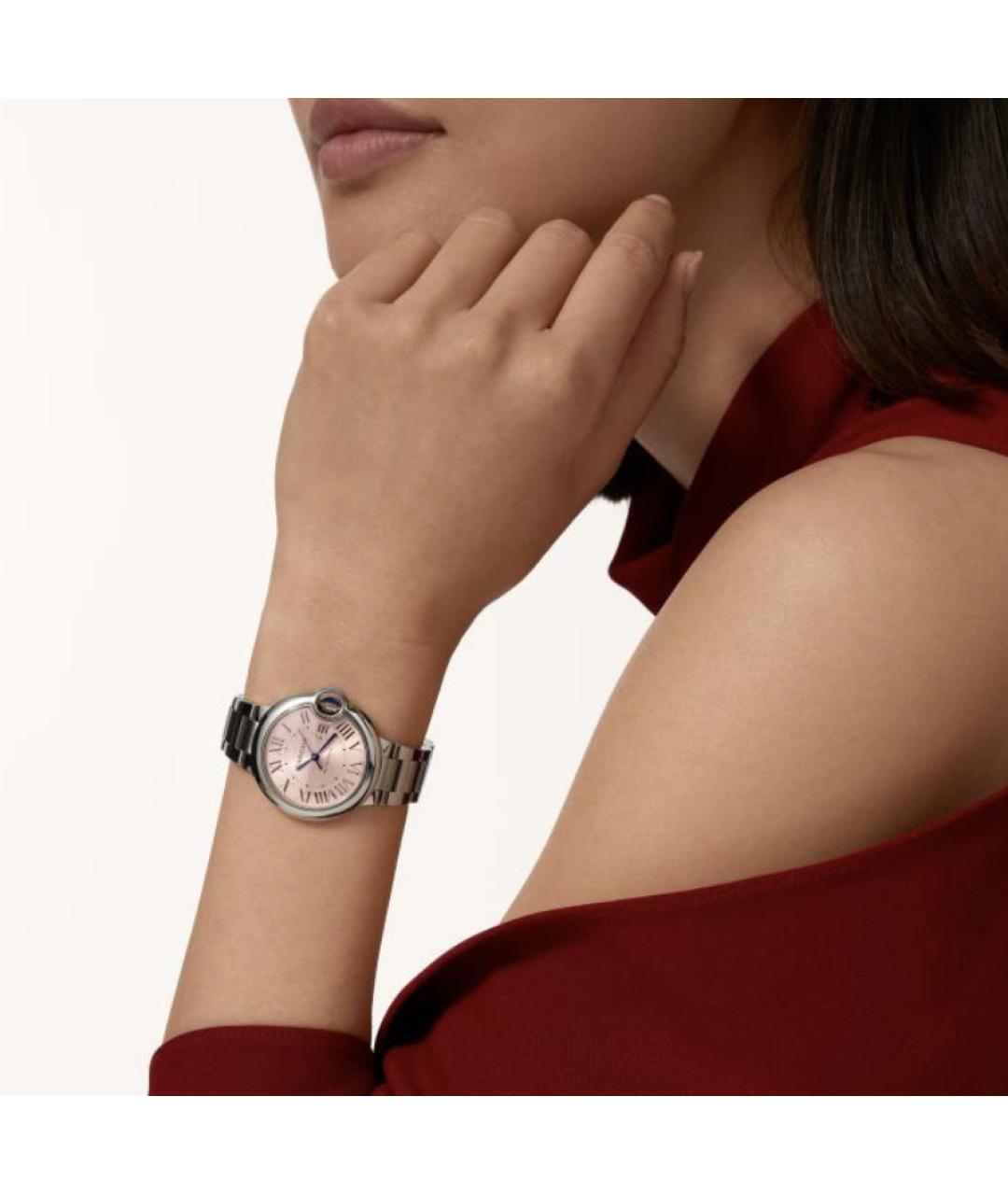 CARTIER Серебряные часы из белого золота, фото 2
