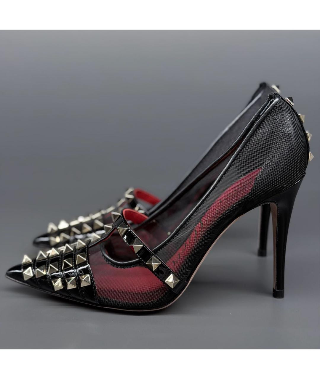 VALENTINO Черные туфли из лакированной кожи, фото 4