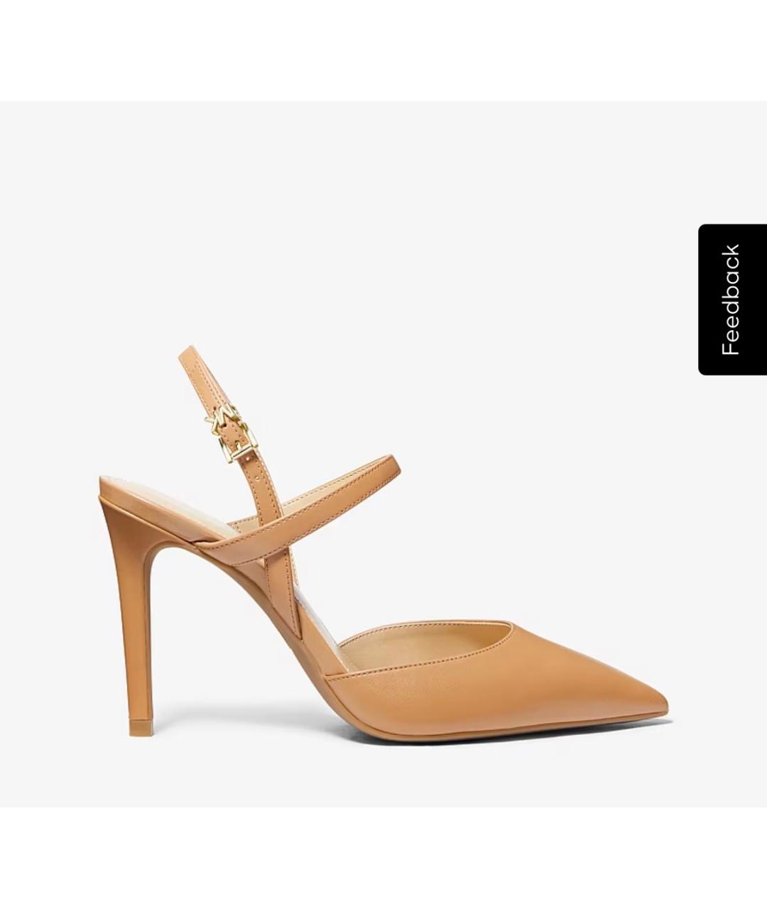 MICHAEL KORS Коричневые кожаные туфли, фото 7