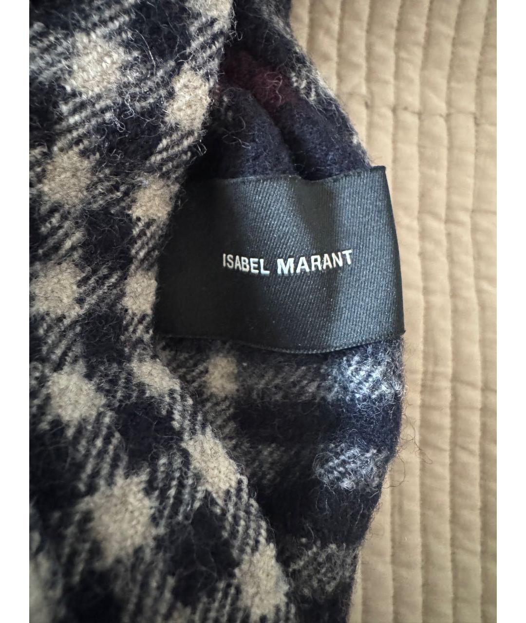 ISABEL MARANT Мульти шерстяное пальто, фото 3