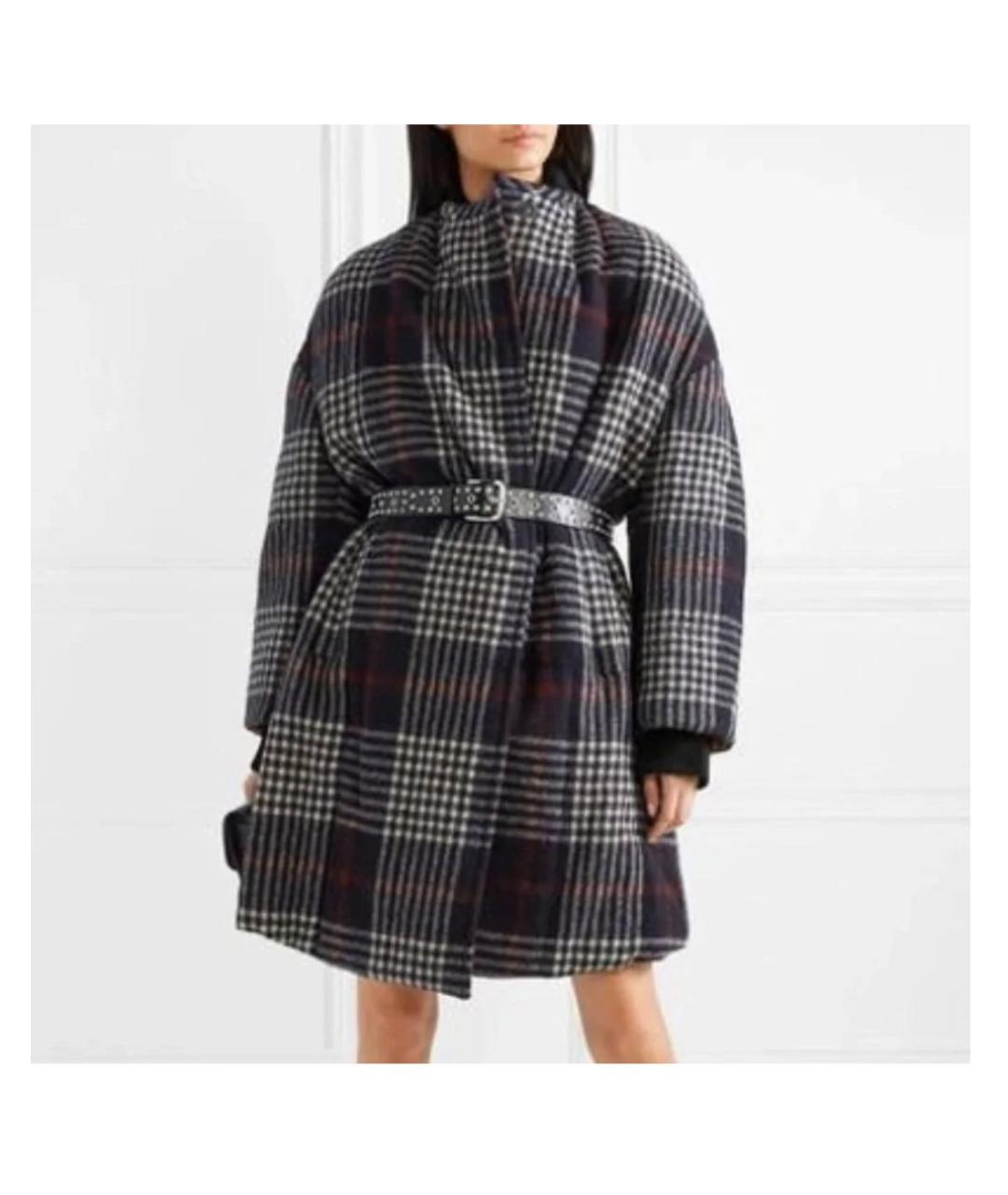 ISABEL MARANT Мульти шерстяное пальто, фото 8