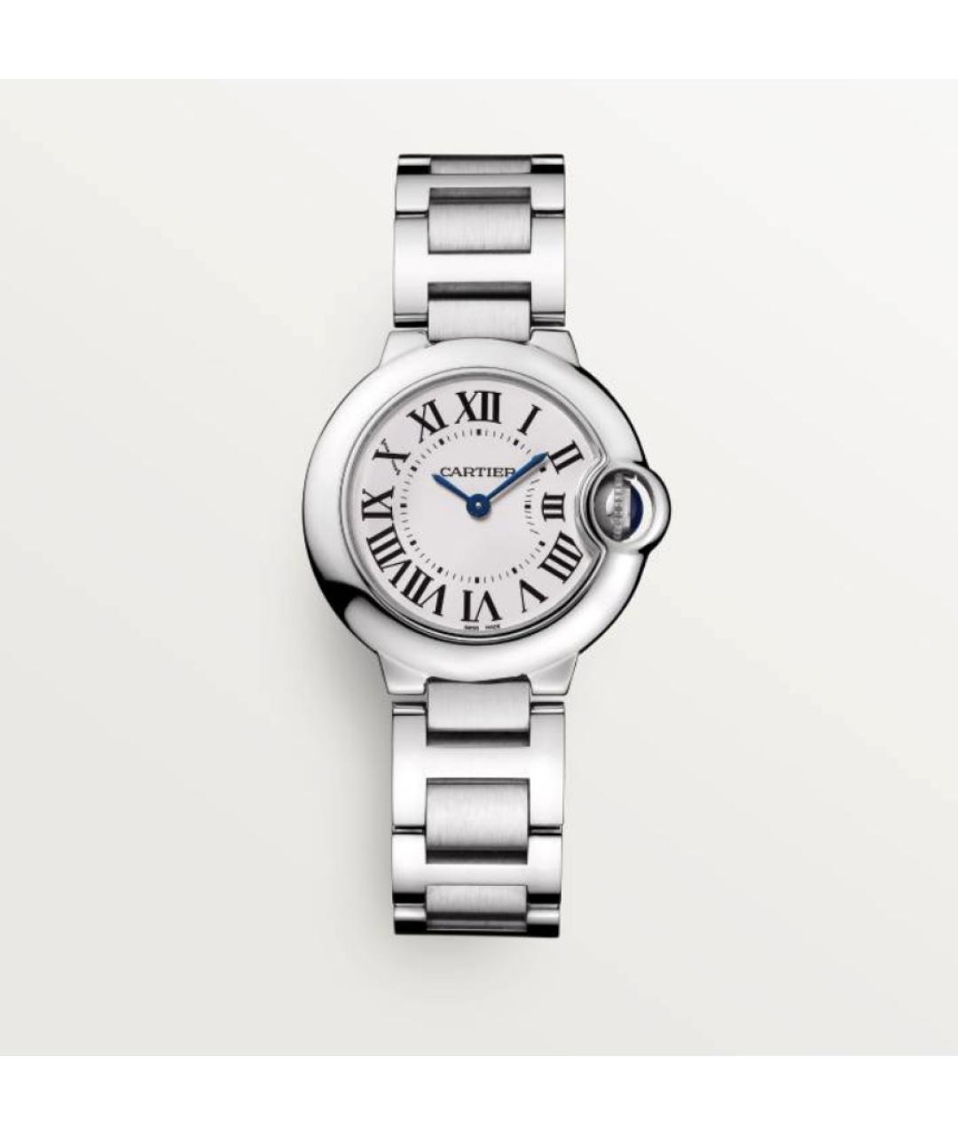 CARTIER Серебряные часы из белого золота, фото 4