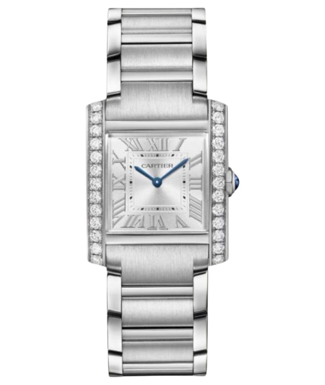 CARTIER Серебряные часы из белого золота, фото 1