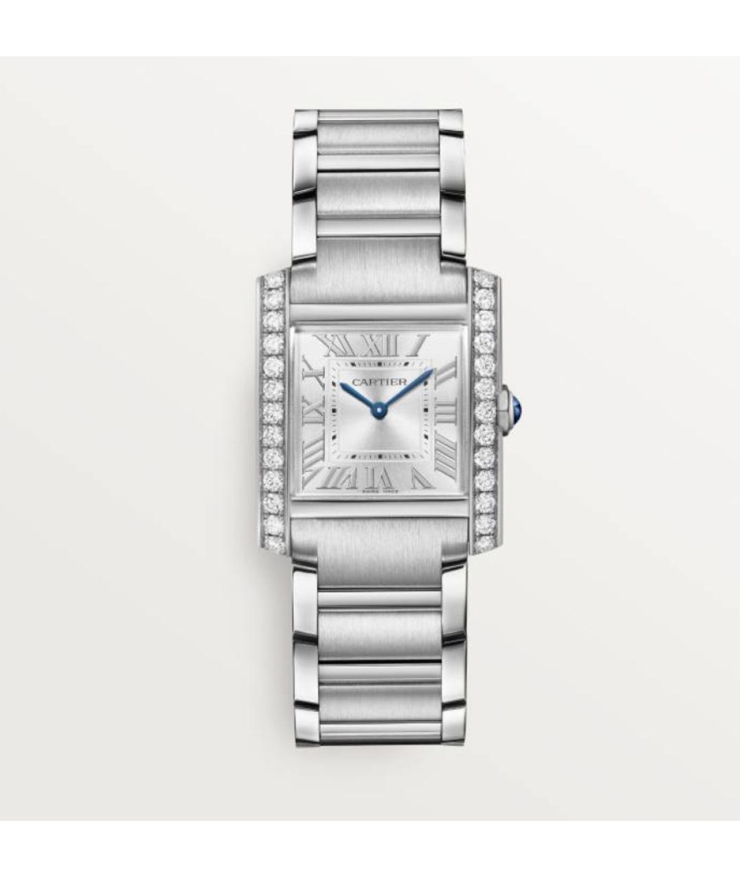 CARTIER Серебряные часы из белого золота, фото 4