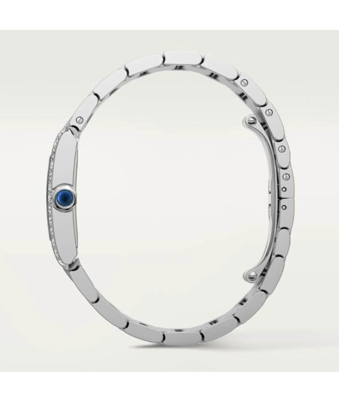 CARTIER Серебряные часы из белого золота, фото 3