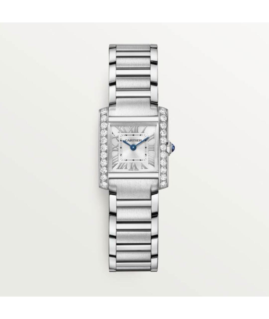 CARTIER Серебряные часы из белого золота, фото 4