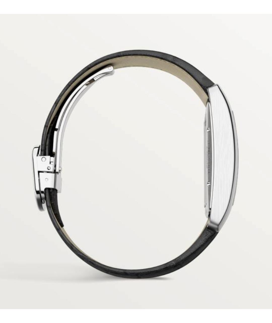 CARTIER Черные часы из белого золота, фото 3