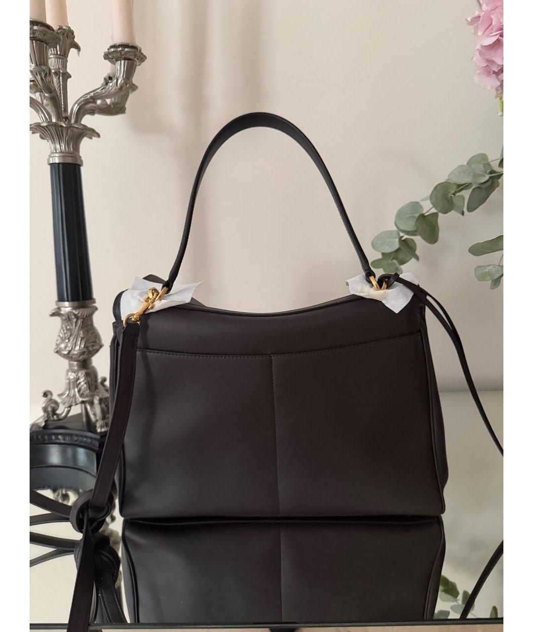 BALENCIAGA Коричневая кожаная сумка тоут, фото 2