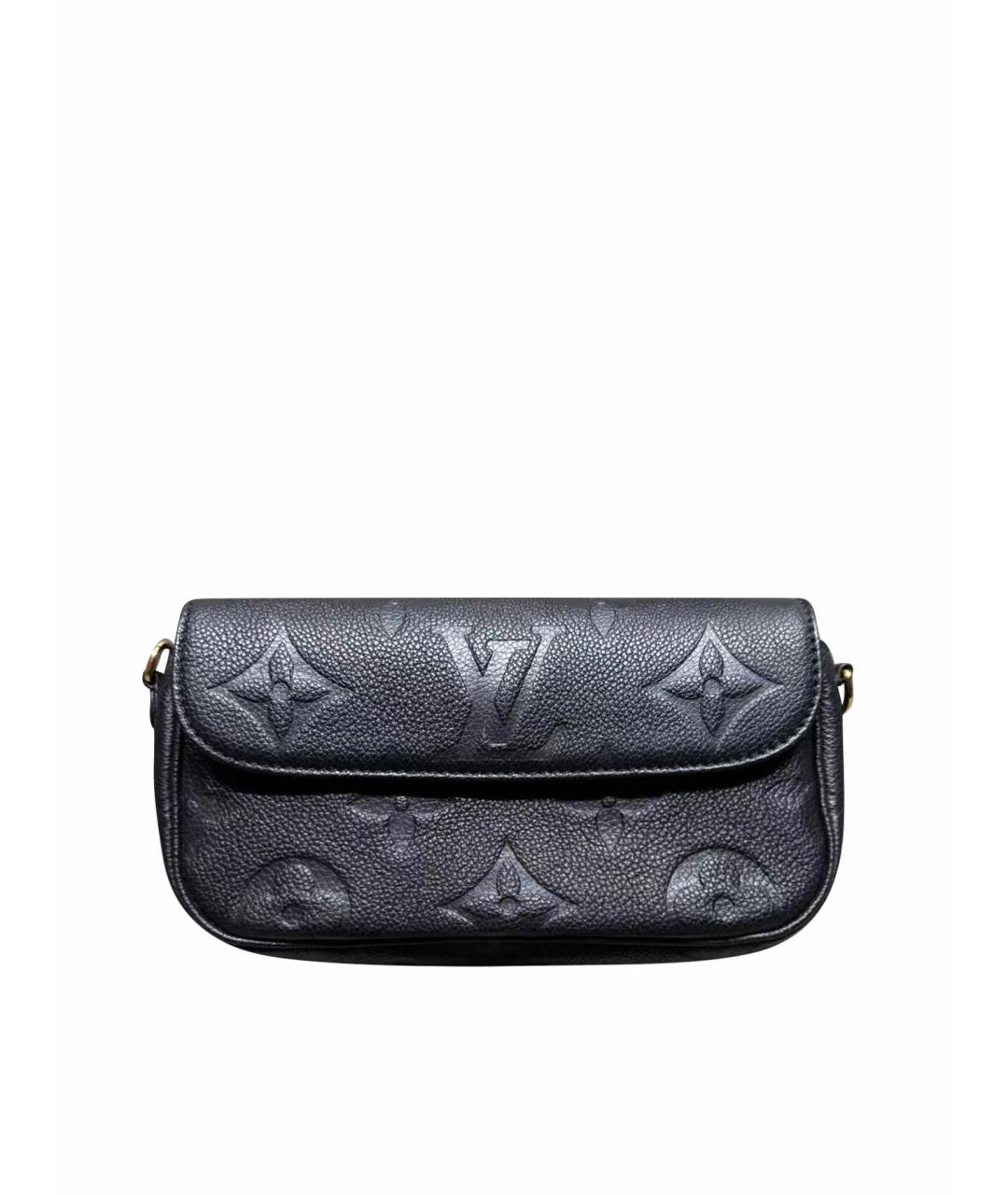 LOUIS VUITTON Черная кожаная сумка через плечо, фото 1