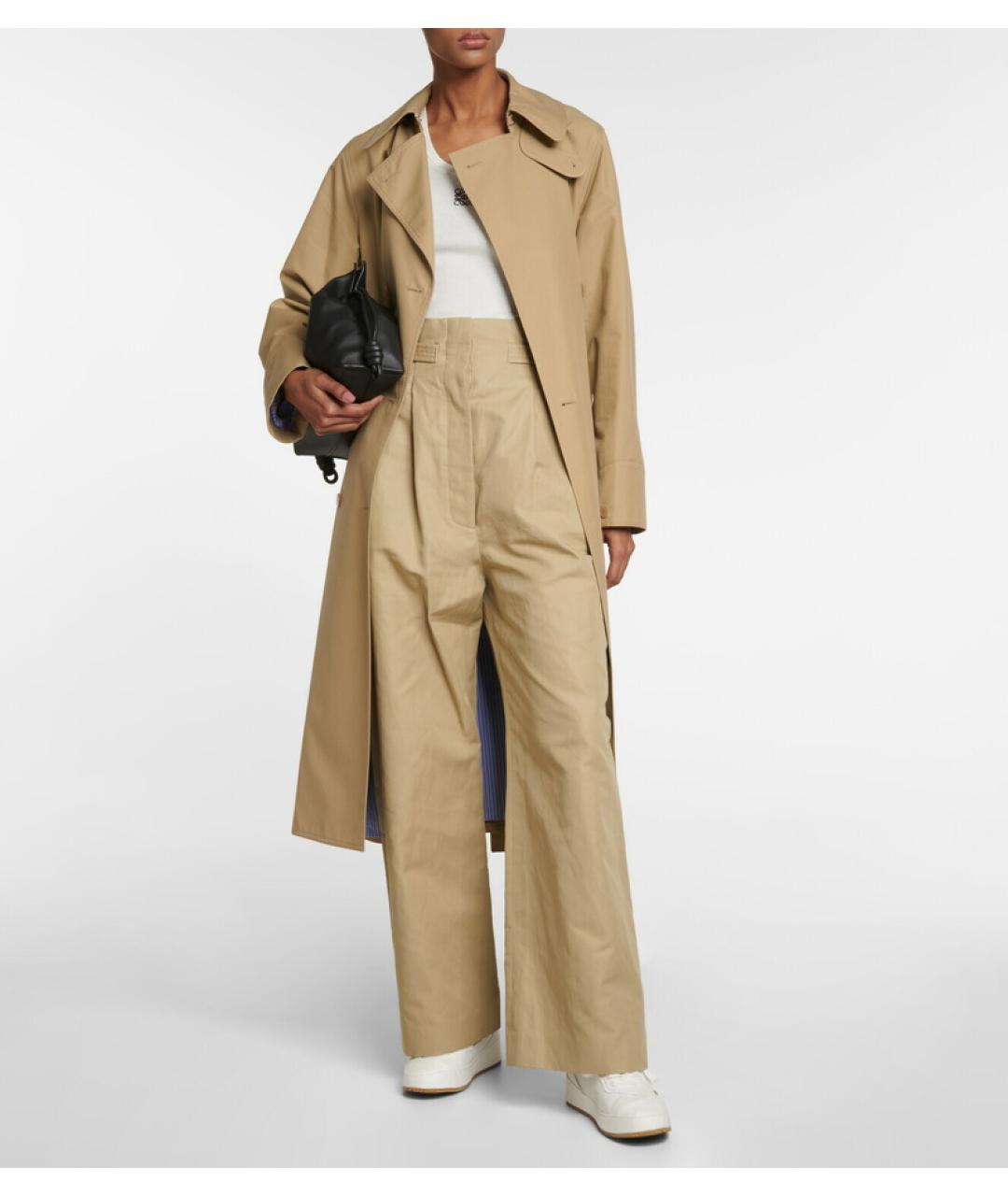 LOEWE Белые текстильные кроссовки, фото 6