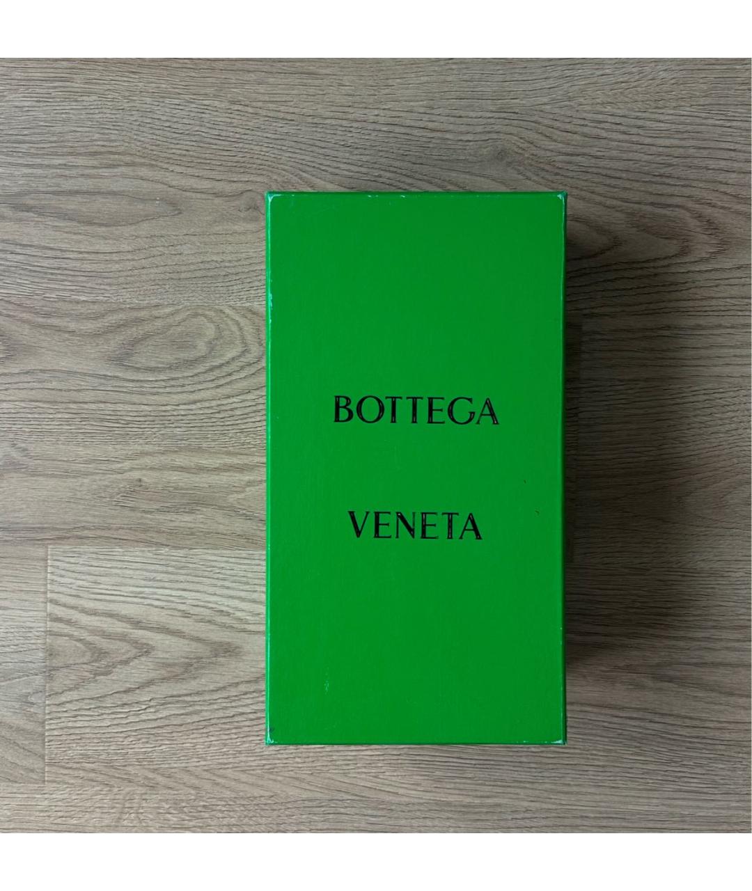 BOTTEGA VENETA Красные кожаные мюли, фото 5