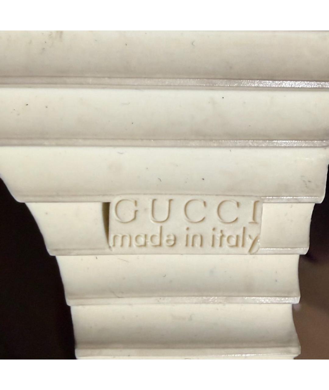 GUCCI Коричневые кожаные босоножки, фото 5