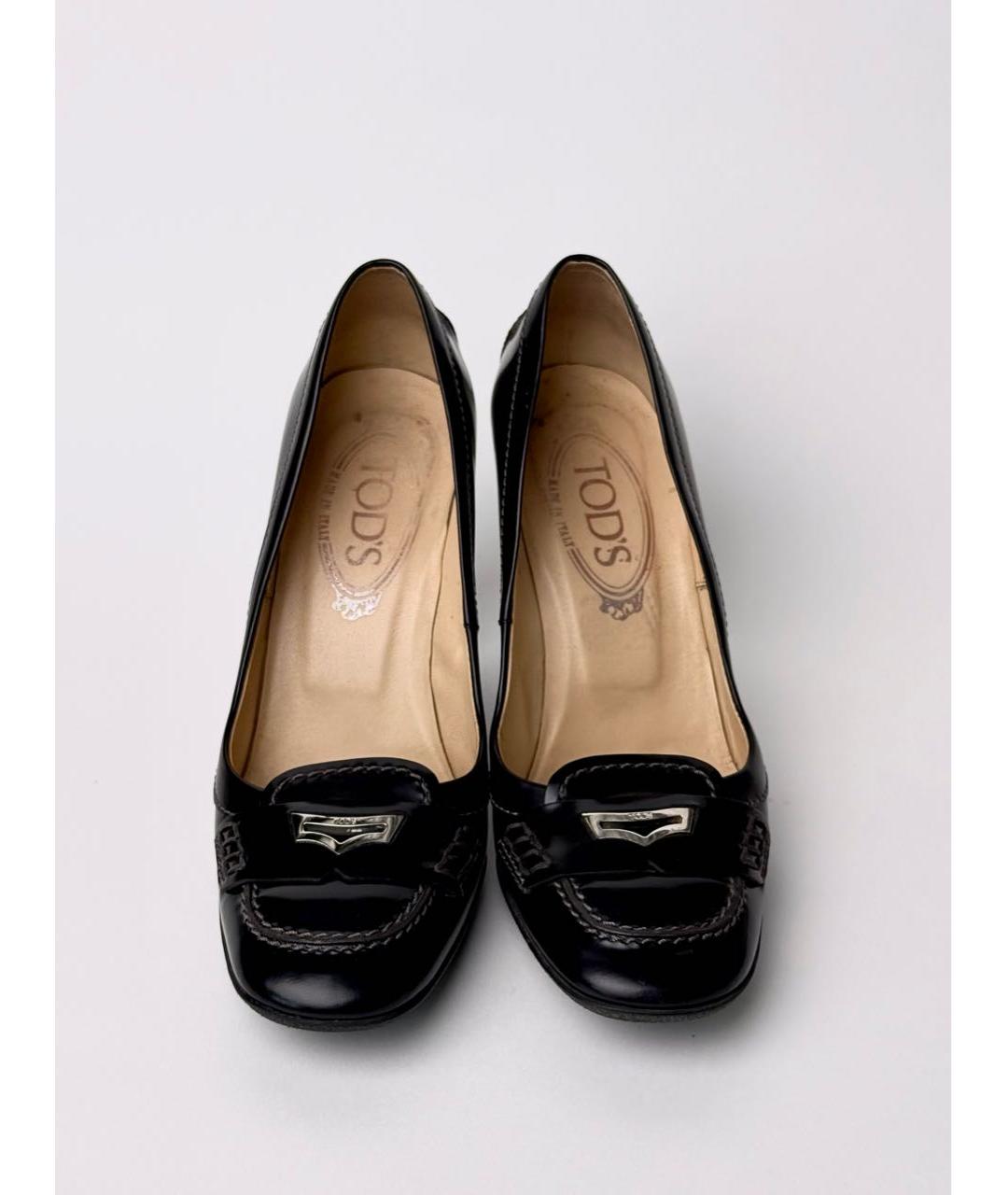 TOD'S Черные неопреновые туфли, фото 3