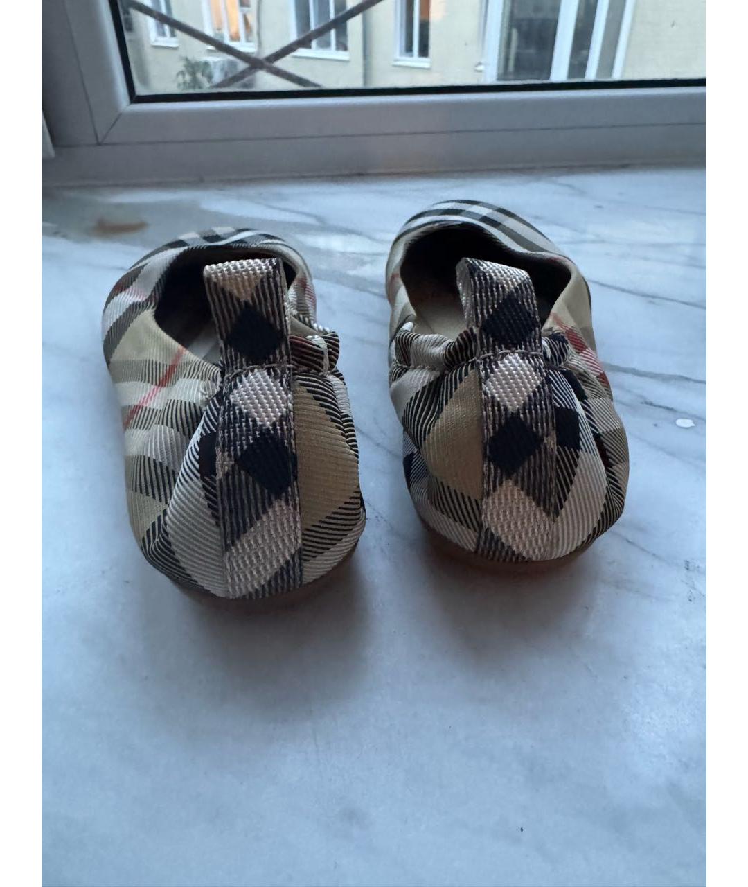 BURBERRY Текстильные балетки, фото 4