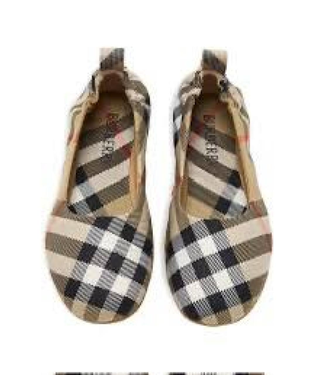 BURBERRY Текстильные балетки, фото 2