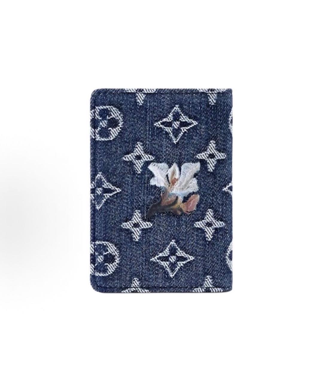 LOUIS VUITTON Синий кардхолдер, фото 3